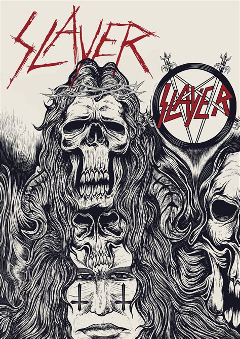 Slayeeeeeeeerrr Band Posters Heavy Metal Music Slayer