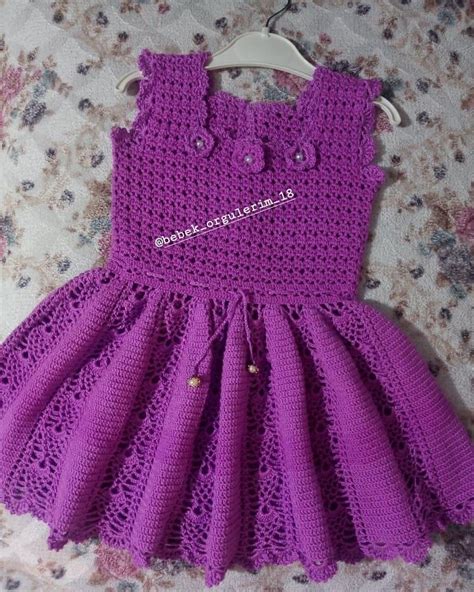 Örgü tığ işi bebek elbise Tığ işleri Elbise Elbise modelleri