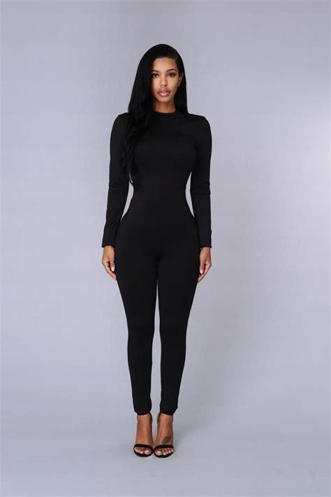 hype jumpsuit black bodysuit fashion womens black bodysuit black jumpsuit