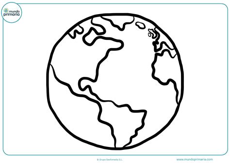 Dibujo Planeta Tierra Para Ninos