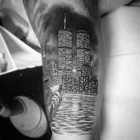 Maybe you would like to learn more about one of these? 60 New York Skyline Tattoo Designs For Men - Big Apple Ink ...