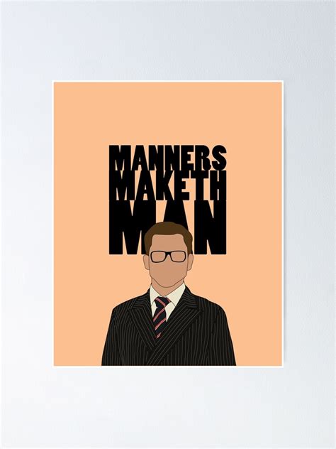 Kingsman Eggsy Manners Maketh Man Poster For Sale By Pbndjam