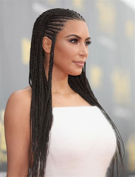 Update More Than 83 Kim Kardashian Hairstyles Braids Ineteachers