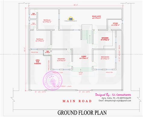 The second floor consist of. Modern style India house plan - Kerala home design and ...