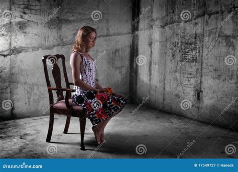 Girl In Dungeon Royalty Free Stock Photography Image