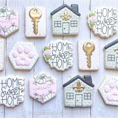 Sugar And Stripes Cookie Co On Instagram “housewarming Cookies For A
