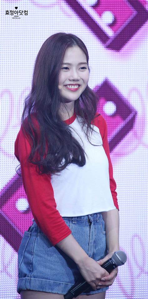 [appreciation] oh my girl hyojung smile celebrity photos onehallyu