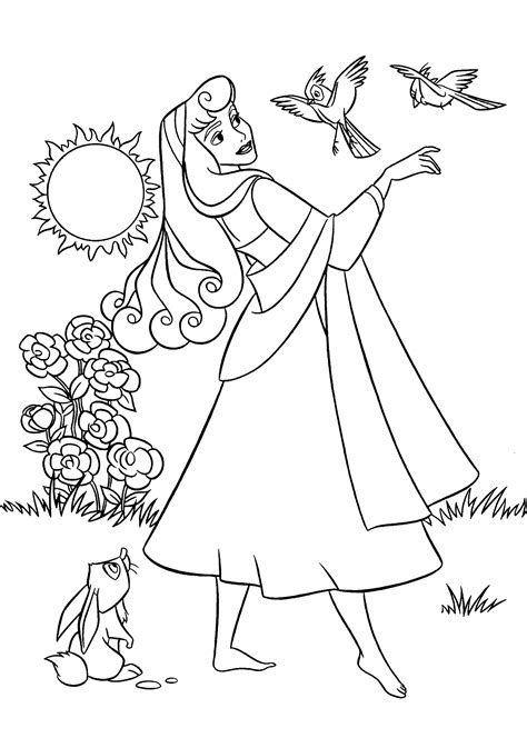 The sleeping beauty has a special place in the royal ballet's repertoire. Sleeping Beauty coloring pages for kids, printable free (с ...