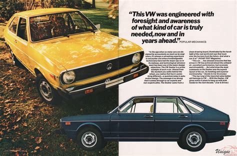 1974 Volkswagen Dasher Brochure