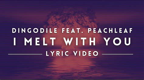 I Melt With You Feat Peachleaf Modern English Cover Lyric Video