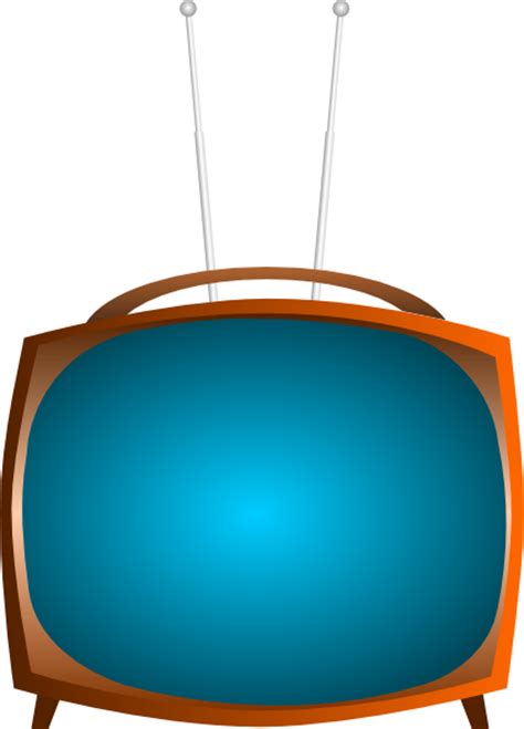 Old Tv Clip Art At Vector Clip Art Online Royalty Free And Public Domain