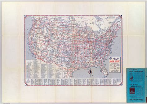 Rand Mcnally Road Map United States Rand Mcnally And Company