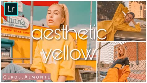 Presets are high quality filters, powered by adobe lightroom, that enhance photos and assist in creating a cohesive instagram feed. Aesthetic Yellow Lightroom Presets free DNG - YouTube