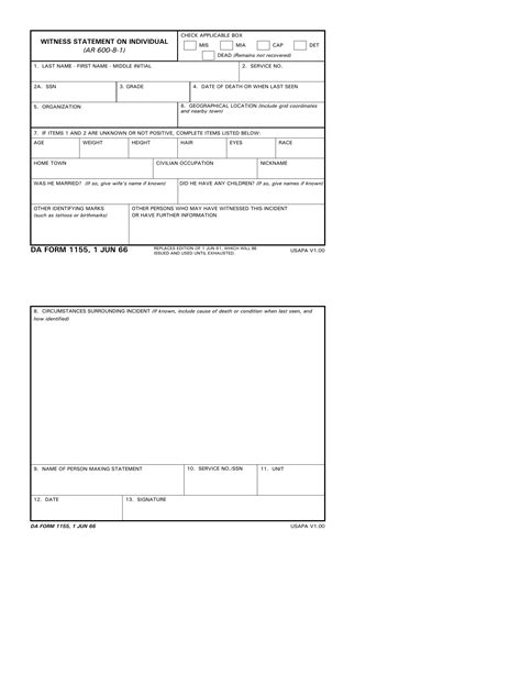 Da Form 1155 ≡ Fill Out Printable Pdf Forms Online