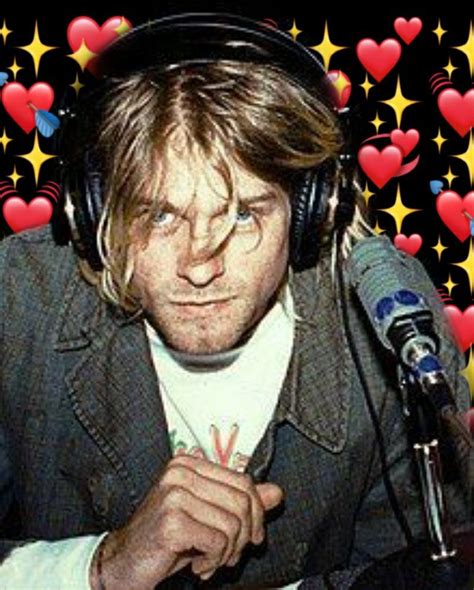Kurt Cobain With Hearts Курт кобейн Музыка Мальчики