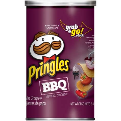 Pringles Bbq Grab And Go Potato Crisps 25 Oz Fred Meyer