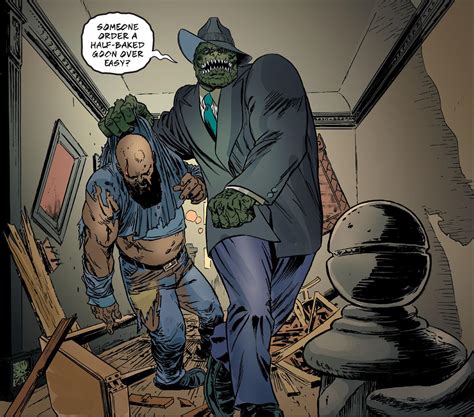 Comic Excerpt Do You Remember When Killer Croc Wore Suits And Was