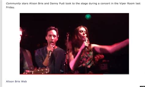 Alison Brie Freestyle Raps With Danny Pudi At The Viper Room Video
