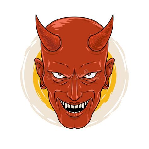 The Cruel Smiling Devil Stock Vector Illustration Of Inferno 57452742