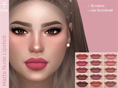 The Sims Resource Matte Lipstick