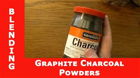 How To Use Graphite Powder Charcoal Powder Blending Methods Youtube