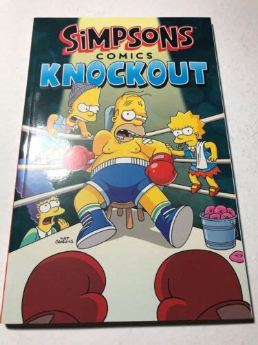 Primo Simpsons Knockout Tpb Bart Homer Groening Bongo Comics 2016 Ebay