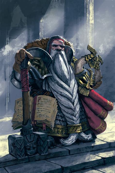 Dwarven King Final By Diegogisbertllorens On Deviantart Fantasy Dwarf