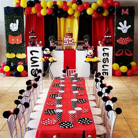 Sintético 93 Foto Decoracion De Minnie Y Mickey Juntos Cena Hermosa