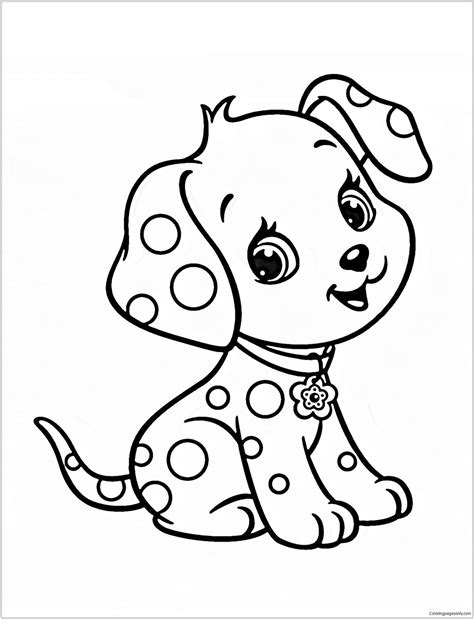 Dog Coloring Page ~ Coloring Print