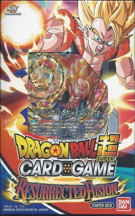 Dragonball Super Card Game Resurrected Fusion Starter Deck 06 In Stock