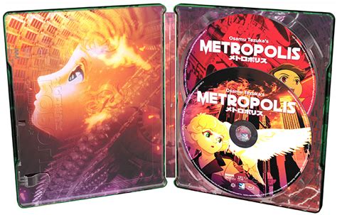 Osamu Tezukas Metropolis Blu Ray Dvd Steelbook From Mill Creek Dvd
