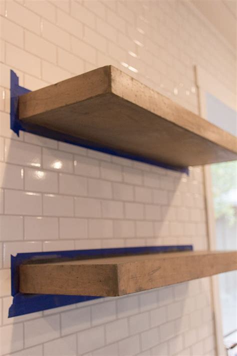 Kitchen Chronicles Diy Floating Rustic Shelves Jenna Sue Design Blog