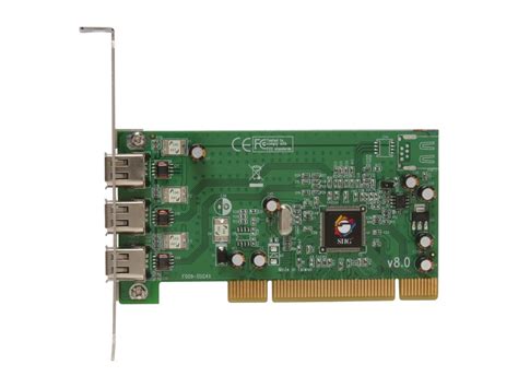 Siig 3 Port 1394 Firewire Pci Adapter Model Nn 400012 S8