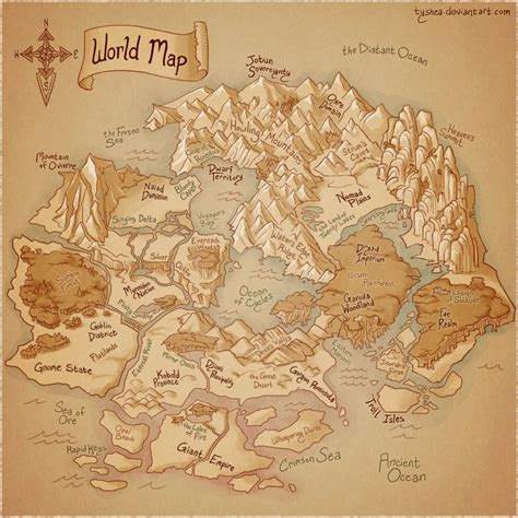 World Map Fantasy World Map Fantasy Map Dnd World Map