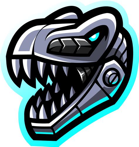 Dinosaur Head Robot Esport Mascot Logo By Visink Thehungryjpeg My