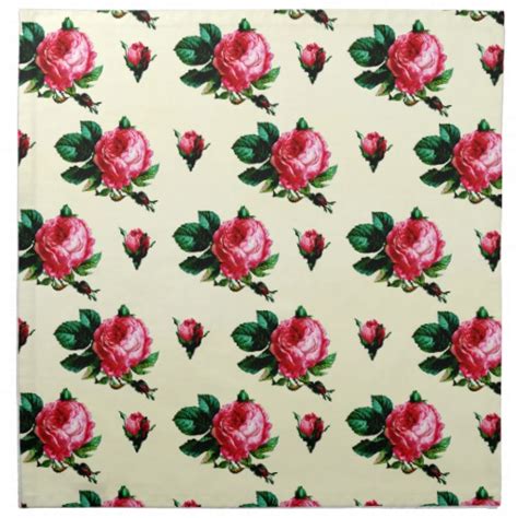 Free Download Vintage Pink Cabbage Roses Cream Wallpaper Note Vintage