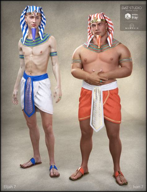 Egyptian Outfit For Genesis 3 Male S 3D Models For Daz Studio And Poser