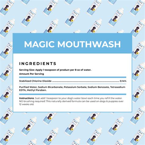 Magic Mouthwash For Dogs Alpha Paw