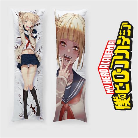 My Hero Academia Anime Himiko Toga Body Pillow Case Two Etsy