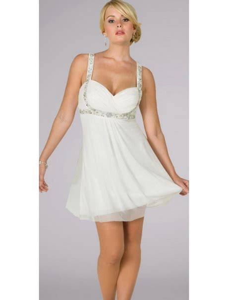 Du kommst hier nicht rein!! Weißes abendkleid kurz