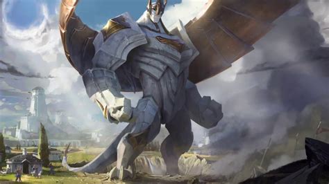 Galio League Of Legends Login Screen With Music Youtube