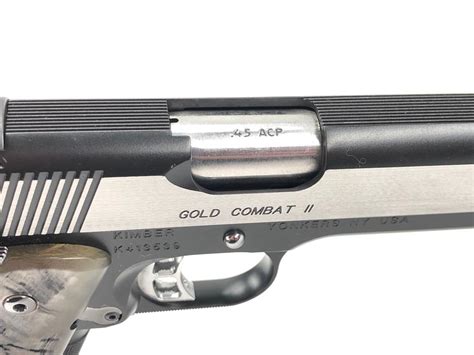 Lot Kimber Gold Combat Ii 1911 Custom Shop 45 Acp Pistol