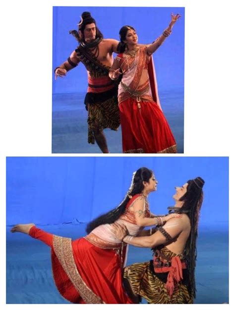 Mohit Raina As Mahadev And Sonarika Bhadoria As Mata Parvati Doing Nritiya Behind The Scenes