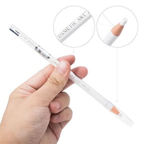 1box Newest Microblading White Surgical Eyebrow Marker Pen For