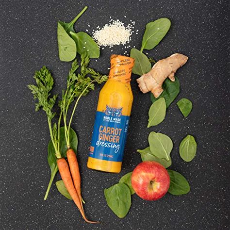 Noble Made By The New Primal Carrot Ginger Dressing And Marinade 10 Fl Oz Bottle Carrot