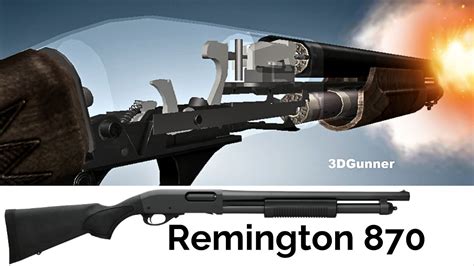 How A Remington 870 Pump Action Shotgun Works Youtube