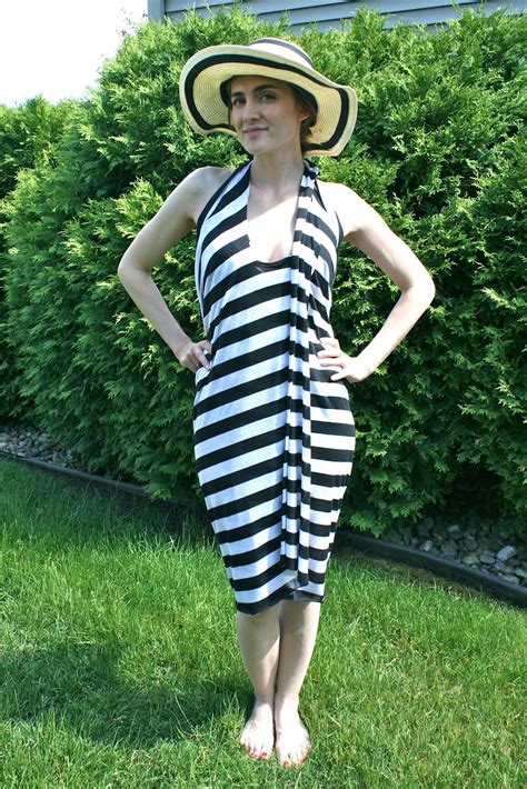 You can use any fabric you have lying around. DIY Halter Wrap Swim Coverup (NO SEW!) | Cute outfits, Cover up, Fashion