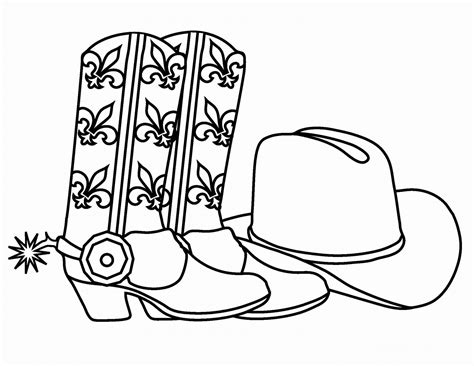 Brown color will be appropriate for this picture, and for the spurs kids may choose silver or gold shades. Cowboy Coloring Pages