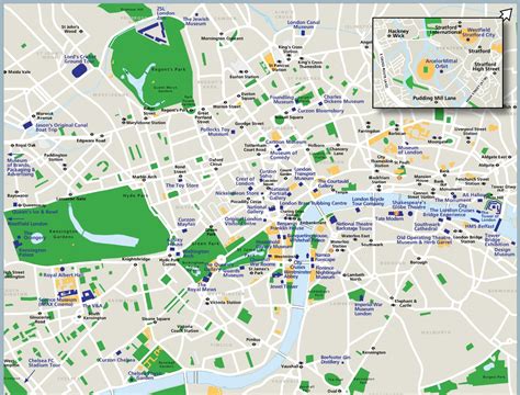 London Sightseeing Map﻿
