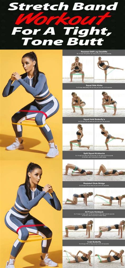 5 effective resistance band exercises for a strong firm butt that will make you look and feel